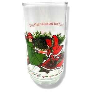 Vintage Holly Hobby and Robby Coca-Cola Holiday collectors glass